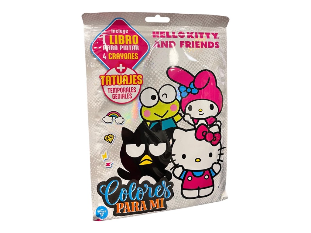 COLORES P/MI + LIBRO PINTAR N*4 H.KITTY